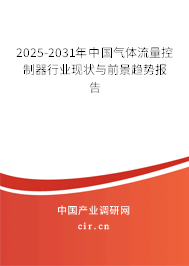 2025-2031年中國氣體流量控制器行業(yè)現(xiàn)狀與前景趨勢報(bào)告