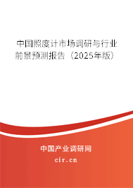 中國照度計市場調(diào)研與行業(yè)前景預(yù)測報告（2025年版）