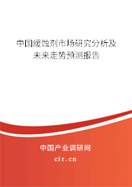 中國緩蝕劑市場研究分析及未來走勢預(yù)測報(bào)告