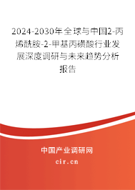 2024-2030年全球與中國2-丙烯酰胺-2-甲基丙磺酸行業(yè)發(fā)展深度調(diào)研與未來趨勢(shì)分析報(bào)告
