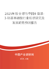 2025年版全球與中國4-氨基-3-硝基苯硼酸行業(yè)現(xiàn)狀研究及發(fā)展趨勢預測報告