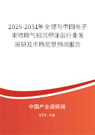 2025-2031年全球與中國(guó)電子束物理氣相沉積涂層行業(yè)發(fā)展研及市場(chǎng)前景預(yù)測(cè)報(bào)告