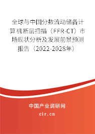 全球與中國分?jǐn)?shù)流動儲備計(jì)算機(jī)斷層掃描（FFR-CT）市場現(xiàn)狀分析及發(fā)展前景預(yù)測報(bào)告（2022-2028年）