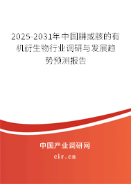 2025-2031年中國肼或胲的有機(jī)衍生物行業(yè)調(diào)研與發(fā)展趨勢預(yù)測報(bào)告