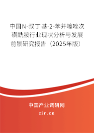 中國(guó)N-叔丁基-2-苯并噻唑次磺酰胺行業(yè)現(xiàn)狀分析與發(fā)展前景研究報(bào)告（2025年版）