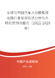 全球與中國(guó)汽車(chē)大規(guī)模集成電路行業(yè)發(fā)展現(xiàn)狀分析與市場(chǎng)前景預(yù)測(cè)報(bào)告（2022-2028年）