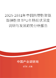 2025-2031年中國熱塑性聚氨酯彈性體TPU市場現狀深度調研與發(fā)展趨勢分析報告