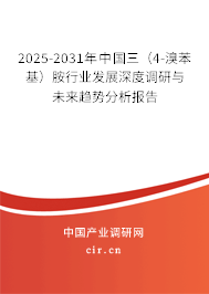 2025-2031年中國(guó)三（4-溴苯基）胺行業(yè)發(fā)展深度調(diào)研與未來(lái)趨勢(shì)分析報(bào)告