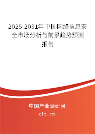 2025-2031年中國(guó)網(wǎng)絡(luò)信息安全市場(chǎng)分析與前景趨勢(shì)預(yù)測(cè)報(bào)告
