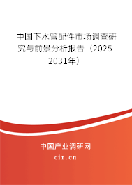 中國(guó)下水管配件市場(chǎng)調(diào)查研究與前景分析報(bào)告（2025-2031年）