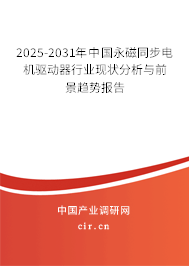 2025-2031年中國永磁同步電機驅動器行業(yè)現(xiàn)狀分析與前景趨勢報告