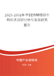 2025-2031年中國預(yù)埋槽鋼市場(chǎng)現(xiàn)狀調(diào)研分析與發(fā)展趨勢(shì)報(bào)告