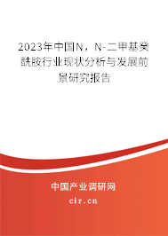 2023年中國N，N-二甲基癸酰胺行業(yè)現(xiàn)狀分析與發(fā)展前景研究報告