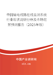 中國輸電線路在線監(jiān)測系統(tǒng)行業(yè)現(xiàn)狀調(diào)研分析及市場前景預測報告（2025年版）