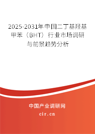 2025-2031年中國二丁基羥基甲苯（BHT）行業(yè)市場調(diào)研與前景趨勢分析