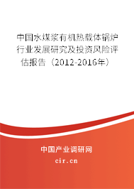中國水煤漿有機(jī)熱載體鍋爐行業(yè)發(fā)展研究及投資風(fēng)險評估報告（2012-2016年）