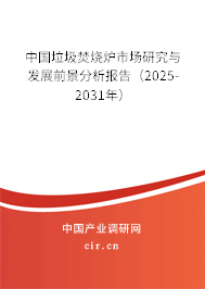 中國(guó)垃圾焚燒爐市場(chǎng)研究與發(fā)展前景分析報(bào)告（2025-2031年）
