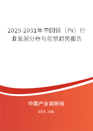 2025-2031年中國(guó)鐠（Pr）行業(yè)發(fā)展分析與前景趨勢(shì)報(bào)告