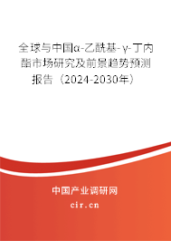 全球與中國(guó)α-乙酰基-γ-丁內(nèi)酯市場(chǎng)研究及前景趨勢(shì)預(yù)測(cè)報(bào)告（2024-2030年）