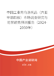 中國工業(yè)用烏洛托品（六亞甲基四胺）市場調(diào)查研究與前景趨勢預(yù)測報(bào)告（2024-2030年）