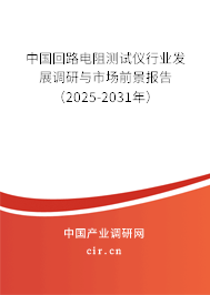 中國(guó)回路電阻測(cè)試儀行業(yè)發(fā)展調(diào)研與市場(chǎng)前景報(bào)告（2025-2031年）