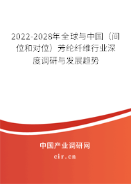 2022-2028年全球與中國(guó)（間位和對(duì)位）芳綸纖維行業(yè)深度調(diào)研與發(fā)展趨勢(shì)
