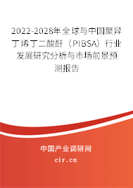 2022-2028年全球與中國(guó)聚異丁烯丁二酸酐（PIBSA）行業(yè)發(fā)展研究分析與市場(chǎng)前景預(yù)測(cè)報(bào)告