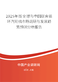 2025年版全球與中國聯(lián)合循環(huán)汽輪機市場調(diào)研與發(fā)展趨勢預(yù)測分析報告