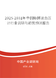 2025-2031年中國脈搏波血壓計行業(yè)調(diào)研與趨勢預(yù)測報告