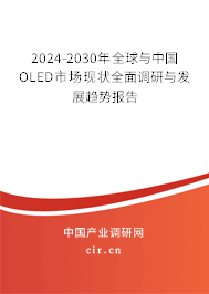 2024-2030年全球與中國(guó)OLED市場(chǎng)現(xiàn)狀全面調(diào)研與發(fā)展趨勢(shì)報(bào)告