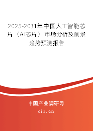 2025-2031年中國人工智能芯片（AI芯片）市場分析及前景趨勢預(yù)測報告