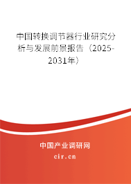 中國轉(zhuǎn)換調(diào)節(jié)器行業(yè)研究分析與發(fā)展前景報告（2025-2031年）