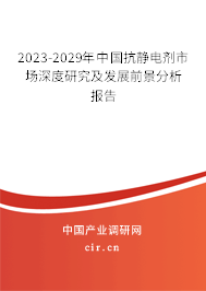 2023-2029年中國(guó)抗靜電劑市場(chǎng)深度研究及發(fā)展前景分析報(bào)告