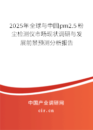 2025年全球與中國pm2.5粉塵檢測儀市場現(xiàn)狀調(diào)研與發(fā)展前景預(yù)測分析報告