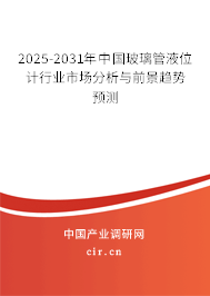 2025-2031年中國玻璃管液位計行業(yè)市場分析與前景趨勢預測