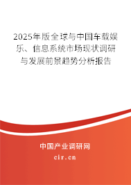 2025年版全球與中國車載娛樂、信息系統(tǒng)市場現(xiàn)狀調(diào)研與發(fā)展前景趨勢分析報(bào)告