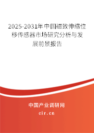 2025-2031年中國磁致伸縮位移傳感器市場研究分析與發(fā)展前景報(bào)告