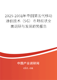 2025-2031年中國第五代移動通信技術(shù)（5G）市場現(xiàn)狀全面調(diào)研與發(fā)展趨勢報告