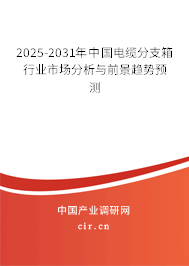 2025-2031年中國電纜分支箱行業(yè)市場分析與前景趨勢預(yù)測
