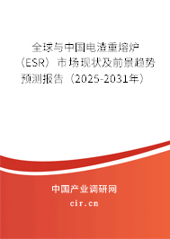 全球與中國電渣重熔爐（ESR）市場現(xiàn)狀及前景趨勢預(yù)測報(bào)告（2025-2031年）