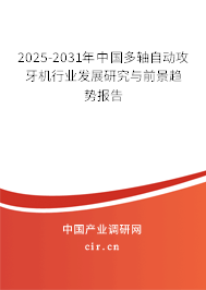 2025-2031年中國多軸自動攻牙機行業(yè)發(fā)展研究與前景趨勢報告