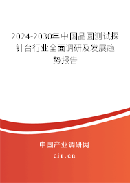 2024-2030年中國(guó)晶圓測(cè)試探針臺(tái)行業(yè)全面調(diào)研及發(fā)展趨勢(shì)報(bào)告