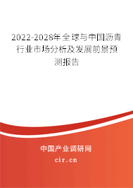 2022-2028年全球與中國(guó)瀝青行業(yè)市場(chǎng)分析及發(fā)展前景預(yù)測(cè)報(bào)告