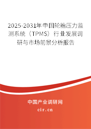 2025-2031年中國輪胎壓力監(jiān)測系統(tǒng)（TPMS）行業(yè)發(fā)展調(diào)研與市場前景分析報告