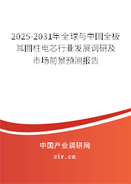 2025-2031年全球與中國全極耳圓柱電芯行業(yè)發(fā)展調(diào)研及市場前景預(yù)測報(bào)告