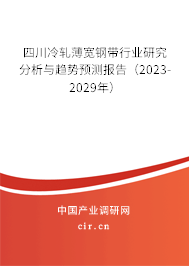 四川冷軋薄寬鋼帶行業(yè)研究分析與趨勢(shì)預(yù)測(cè)報(bào)告（2023-2029年）