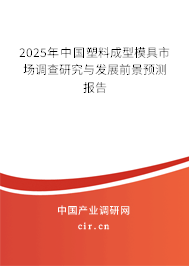 2025年中國塑料成型模具市場調(diào)查研究與發(fā)展前景預(yù)測報(bào)告