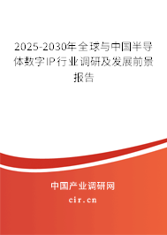 2025-2030年全球與中國(guó)半導(dǎo)體數(shù)字IP行業(yè)調(diào)研及發(fā)展前景報(bào)告