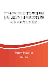 2024-2030年全球與中國防爆照明LED燈行業(yè)現(xiàn)狀深度調(diào)研與發(fā)展趨勢分析報告