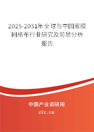 2025-2031年全球與中國覆膜網(wǎng)格布行業(yè)研究及前景分析報告